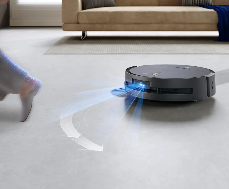 Ecovacs DEEBOT X9 PRO OMNI - Must reaalajas plaanimine