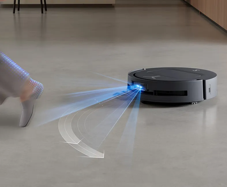 Ecovacs DEEBOT T80 OMNI - Must reaalajas planeerimine